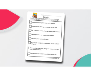 Calling 911 Worksheet