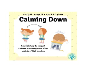 Calming Down Social Story