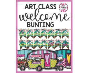 Camper Bunting Welcome Flags