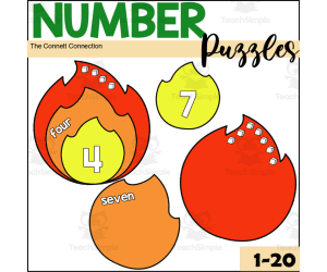 Camping Number Puzzles 1-20