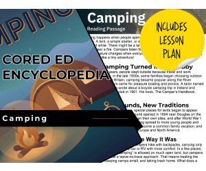 Camping Reading Comprehension Passage - Cored Ed Encyclopedia