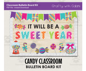 Candy Bulletin Board or Classroom Door Decor