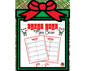 Candy Cane Math Circuit