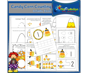 Candy Corn Counting Activity Book- EBOOK