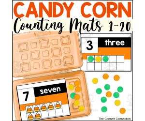 Candy Corn Counting Cards 1-20