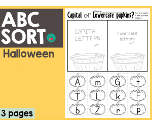 Capital or Lowercase Pumpkins