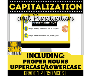 Captitalization and Punctuation Practice Grades 1-2 Presentable PDF