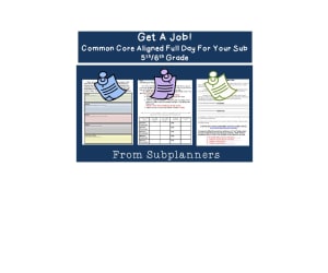 Career Choices: Full Day Substitute Plans