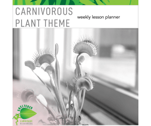 Carnivorous Plant Themed Weekly Planner