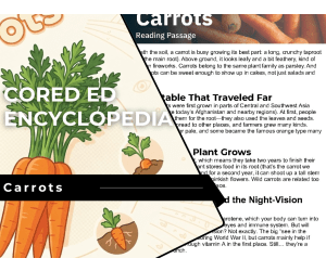 Carrots Reading Comprehension Passage - Cored Ed Encyclopedia