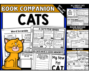 Cats by Seymour Simon Interactive Read-Aloud Activities