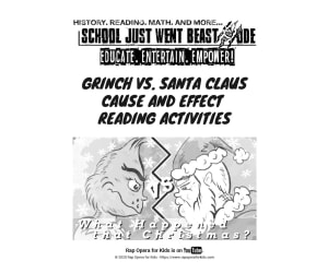 Cause and Effect Activities: Grinch vs. Santa Claus | Passage with Questions