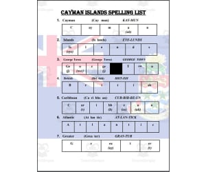 Cayman Island Spelling List
