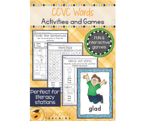 CCVC Words Activity Packet