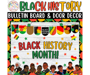 Celebrate Black history Month Bulletin Boards kits