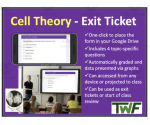 Cell Theory - Digital Exit Ticket and Review Activity