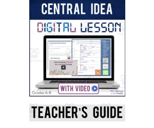 Central Idea Digital Lesson