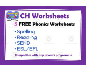 CH Phonics Worksheets: 5 FREE!