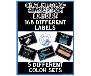 Chalkboard Classroom Labels