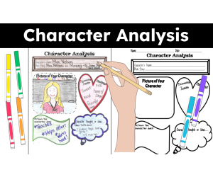 Character Analysis Worksheet