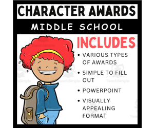 Character Matters: Award Certificates