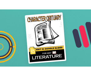 Character Obituary - For Any Literature (Editable in Google Slides)