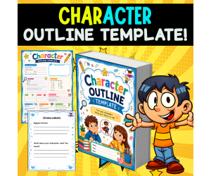 Character Outline Template | SUPER FREE BOOK