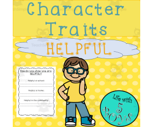 Character Trait Activity for Helpful