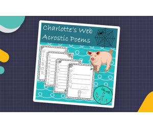 Charlotte's Web Activity Charcter Acrostic Poems