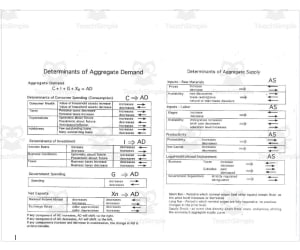 Cheat Sheet: Determinants of AS_AD-1