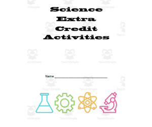 Chemistry & Physics Extra Credit Packets - Semester 1