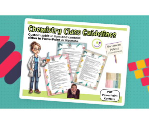 Chemistry Class Guidelines – Editable in PowerPoint & KeyNote