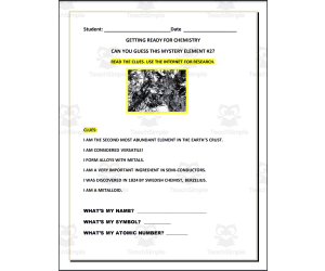 Chemistry: MYSTERY ELEMENT #2