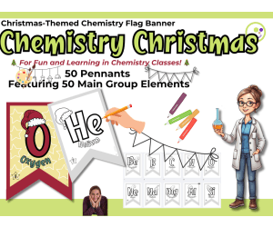 Chemistry Pennant Banner – 50 Main Group Elements to Print
