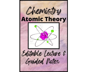 Chemistry: Unit 3 Atomic Theory PowerPoint and Guided Notes