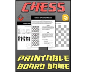 Chess Printable Board Game (Editable Google Slides)