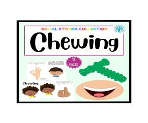 Chewing Social Story