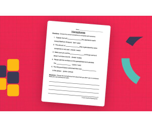 Choosing the Correct Homophones Worksheet