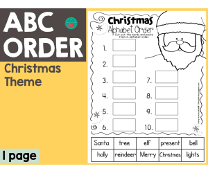 Christmas ABC Order