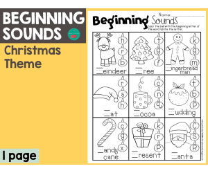 Christmas Beginning Sounds