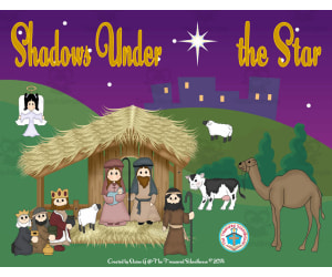 Christmas Nativity Shadow Match Game