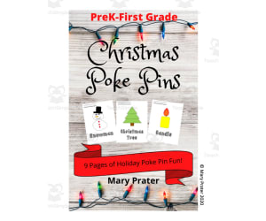 Christmas Push Pins Activity