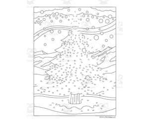 Christmas Tree Dot-to-Dot / Connect the Dots PDF