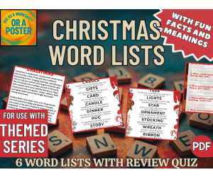 Christmas Word List Posters (PDF)