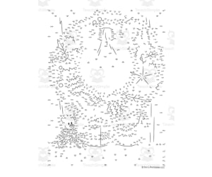 Christmas Wreath Dot-to-Dot / Connect the Dots PDF