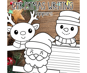 Christmas Writing Toppers
