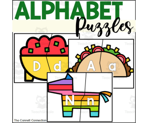 Cinco De Mayo Alphabet Puzzles