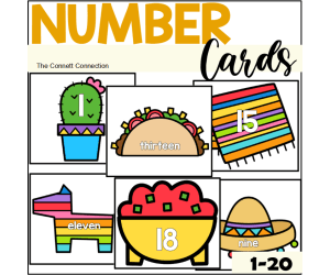 Cinco de Mayo Number Cards