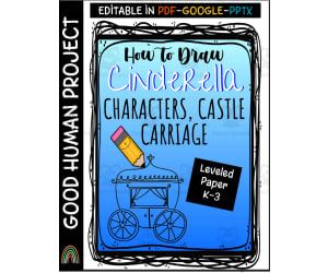 Cinderella Drawing Characters Activity