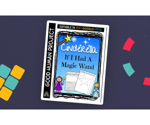Cinderella Magic Wand | Creative Writing | Editable Reading Activity